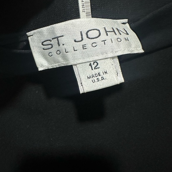 St. John Collection Black Pants Size 12 EUC - Picture 3 of 4